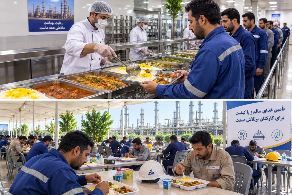 کترینگ سازمانی و خدمات تغذیه صنعتی